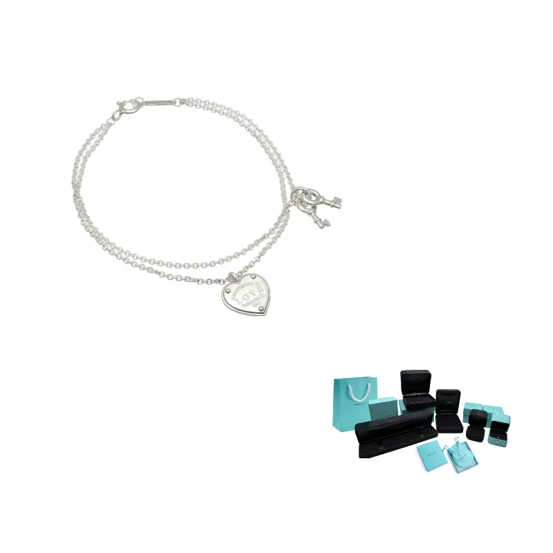TIFFANY & CO. Браслет из стерлингового серебра 925 пробы для женщин
TIFFANY & CO. Браслет из стерлингового серебра 925 пробы для женщин