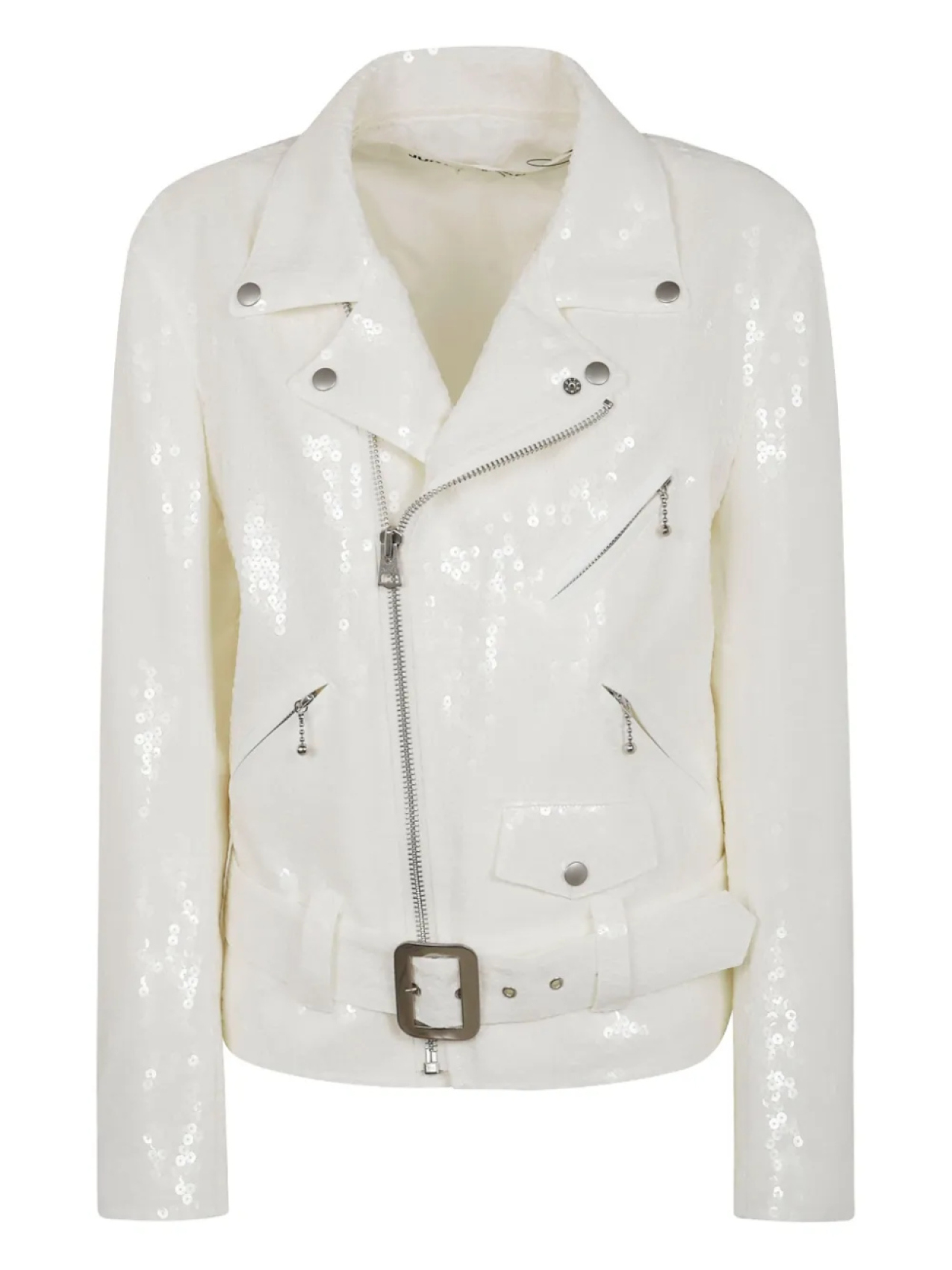 Байкерская куртка с пайетками Junya Watanabe, белый
Байкерская куртка с пайетками Junya Watanabe, белый