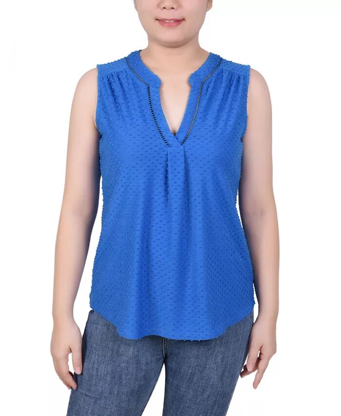 Топ без рукавов Petite Swiss Dot NY Collection, белый
Топ без рукавов Petite Swiss Dot NY Collection, белый