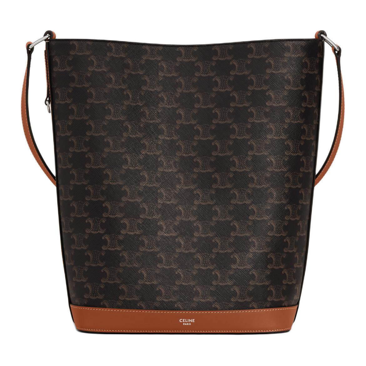 CELINE Триумф холщовая сумка с кожаными вставками ведро через плечо кроссбоди мужская коричневая
CELINE Триумф холщовая сумка с кожаными вставками ведро через плечо кроссбоди мужская коричневая
