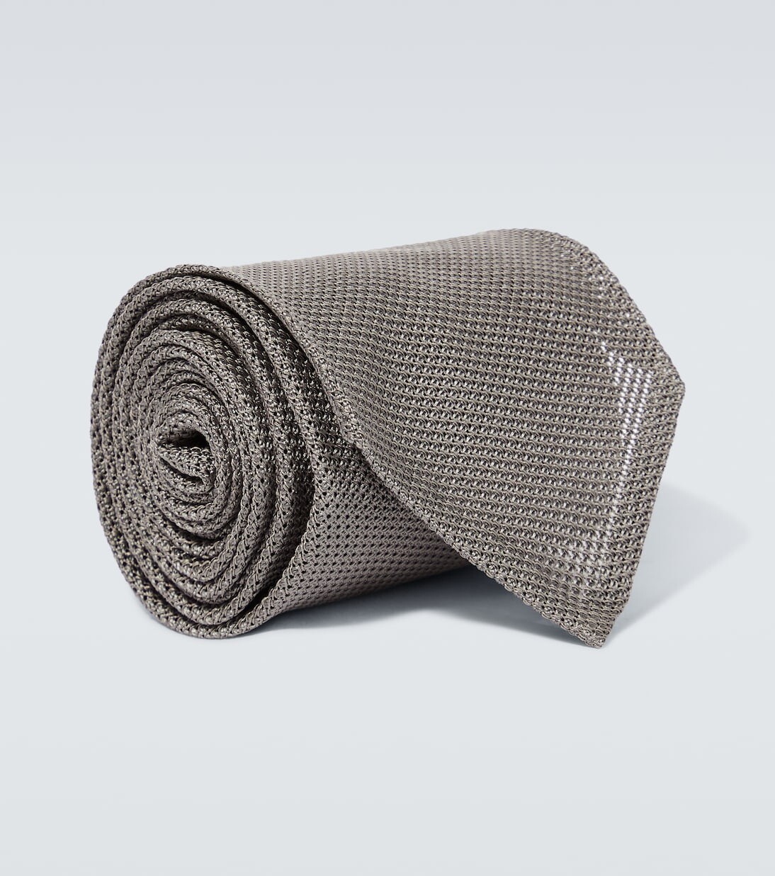 Шелковый галстук Thom Sweeney, серый 
Шелковый галстук Thom Sweeney, серый