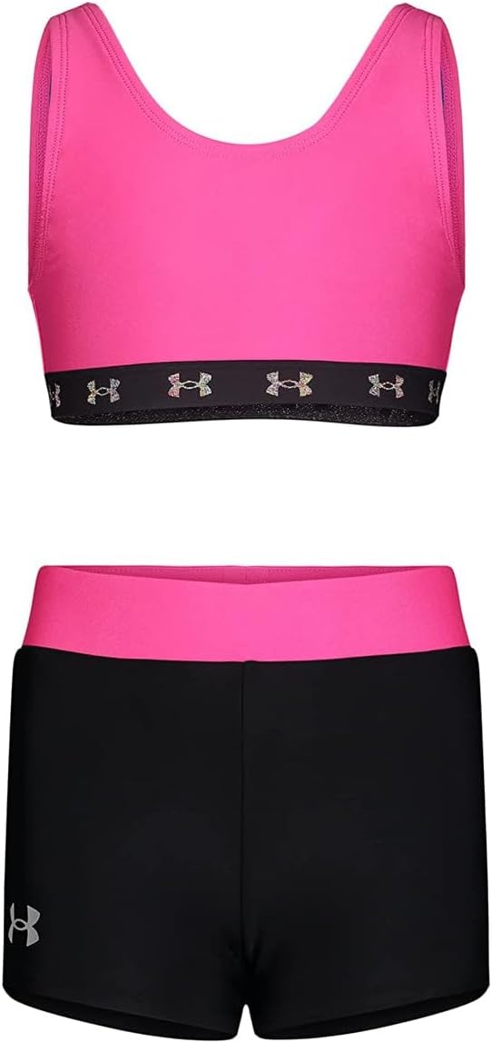 Комплект бикини для девочек Under Armour Girls из двух частей, Rebel Pink Logo
Комплект бикини для девочек Under Armour Girls из двух частей, Rebel Pink Logo