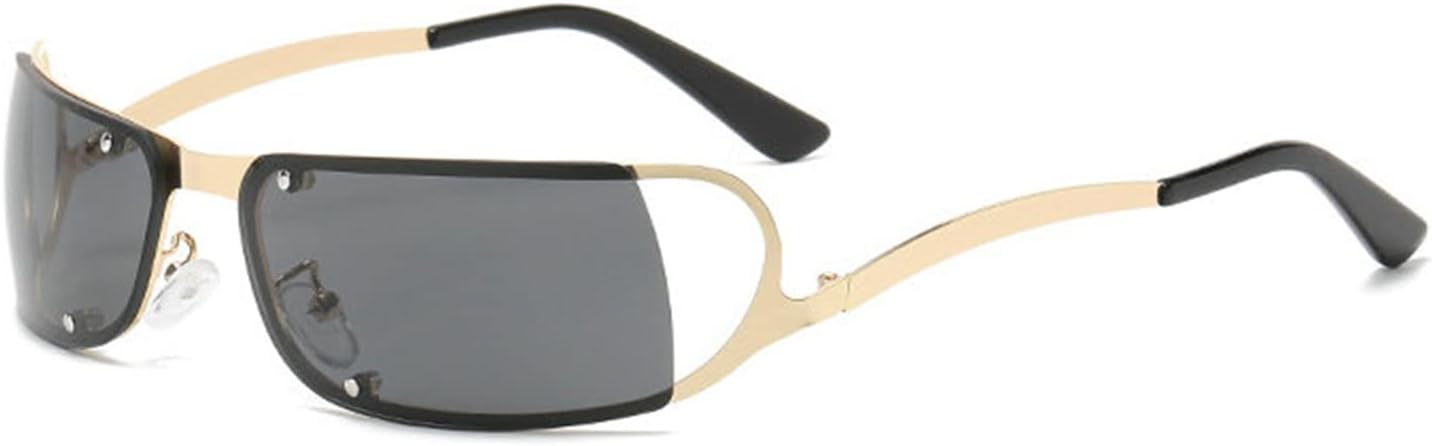 Модные солнцезащитные очки Helena Trendy Rimless Y2K для женщин и мужчин, солнцезащитные очки с зеркальным покрытием и обтекаемой формой, стильные солнцезащитные очки, Gold
Модные солнцезащитные очки Helena Trendy Rimless Y2K для женщин и мужчин, солнцезащитные очки с зеркальным покрытием и обтекаемой формой, стильные солнцезащитные очки, Gold