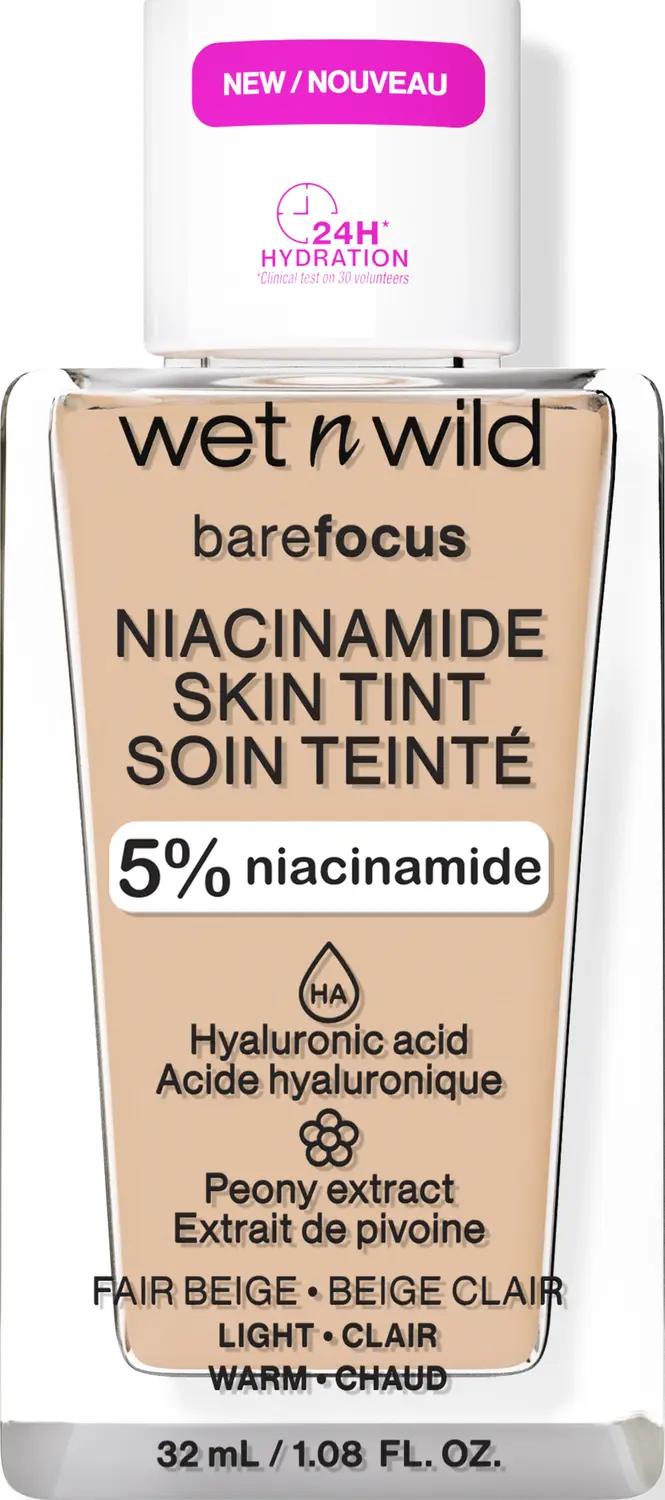Тональный крем wet n wild bare Focus Niacinamide Skin Tint Fair Beige
Тональный крем wet n wild bare Focus Niacinamide Skin Tint Fair Beige