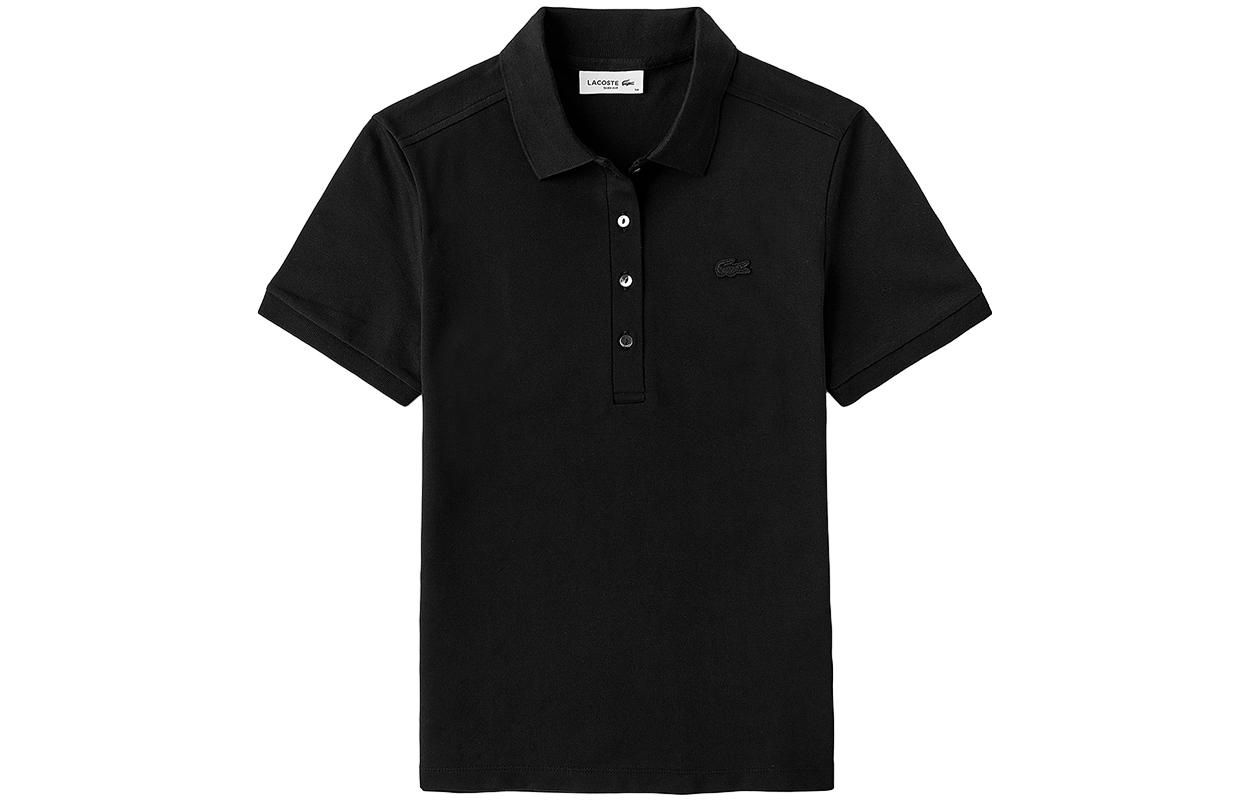 Поло с коротким рукавом Slim fit LACOSTE, черный
Поло с коротким рукавом Slim fit LACOSTE, черный