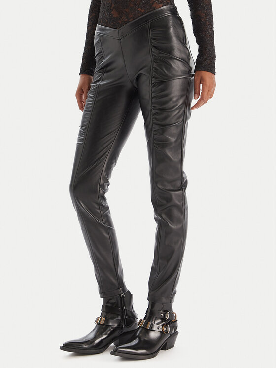 Брюки из искусственной кожи slim fit Panelle 105375 A2P5 Pinko, черный
Брюки из искусственной кожи slim fit Panelle 105375 A2P5 Pinko, черный