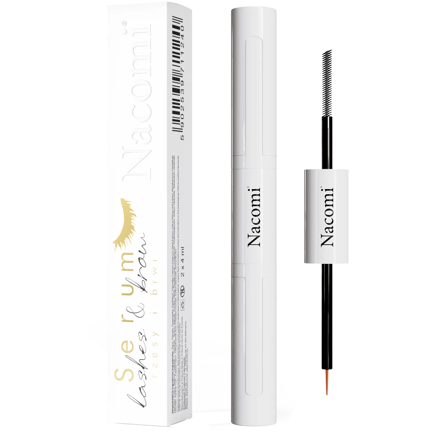 Nacomi сыворотка для ресниц и бровей, 2x4 мл
Nacomi сыворотка для ресниц и бровей, 2x4 мл