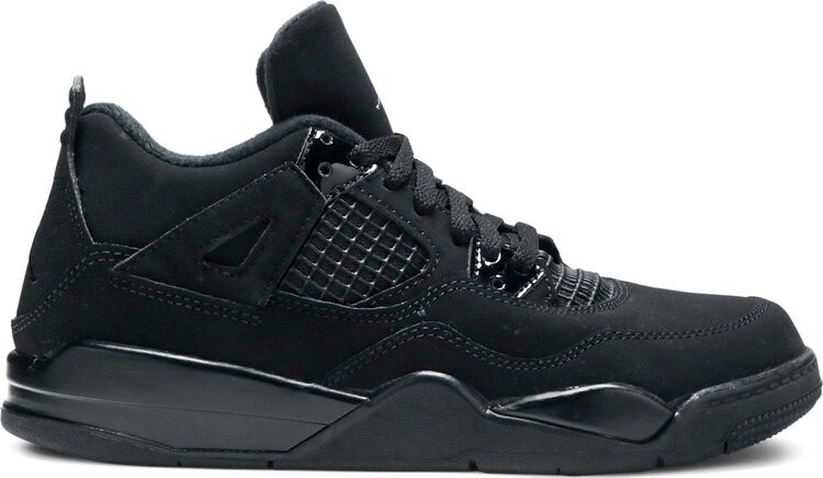 Кроссовки Air Jordan 4 Retro PS Black Cat 2020, черный 
Кроссовки Air Jordan 4 Retro PS Black Cat 2020, черный