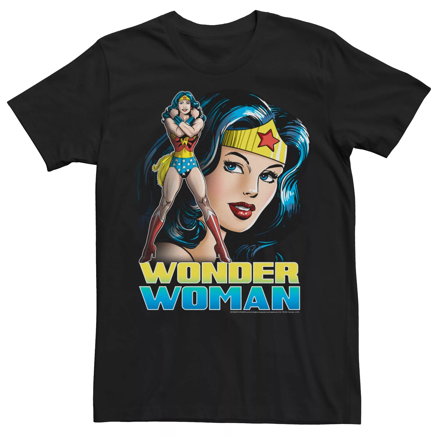 Мужская классическая футболка DC Comics Wonder Woman Licensed Character 
Мужская классическая футболка DC Comics Wonder Woman Licensed Character