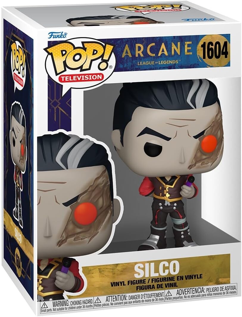 Виниловая фигурка Funko Pop! TV: Arcane League of Legends, Silco, 10,5 см 
Виниловая фигурка Funko Pop! TV: Arcane League of Legends, Silco, 10,5 см