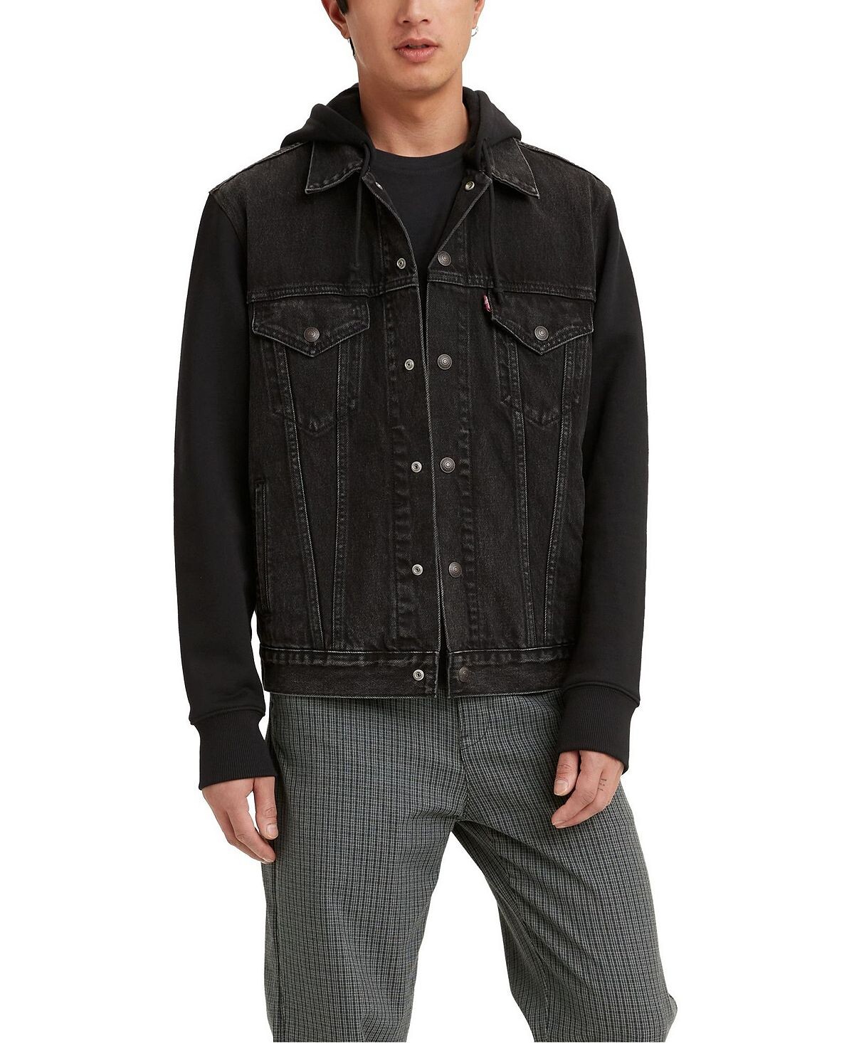 Мужская куртка trucker из неэластичного денима с капюшоном hybrid Levi's, мульти, Черный, Мужская куртка trucker из неэластичного денима с капюшоном hybrid Levi's, мульти
Мужская куртка trucker из неэластичного денима с капюшоном hybrid Levi's, мульти, Черный, Мужская куртка trucker из неэластичного денима с капюшоном hybrid Levi's, мульти