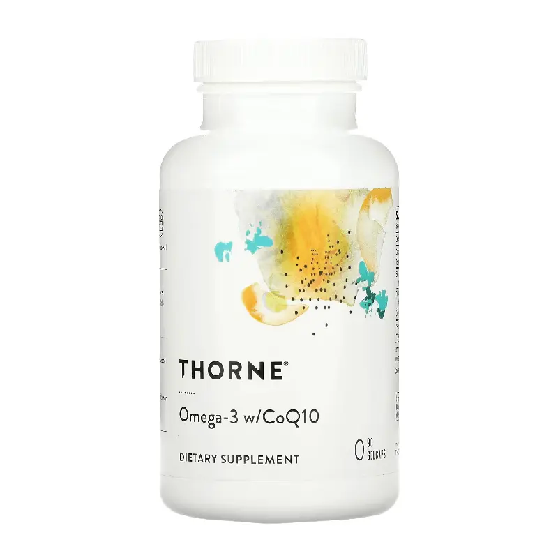 Омега-3 с коэнзимом Q10 Thorne Research, 90 капсул
Омега-3 с коэнзимом Q10 Thorne Research, 90 капсул