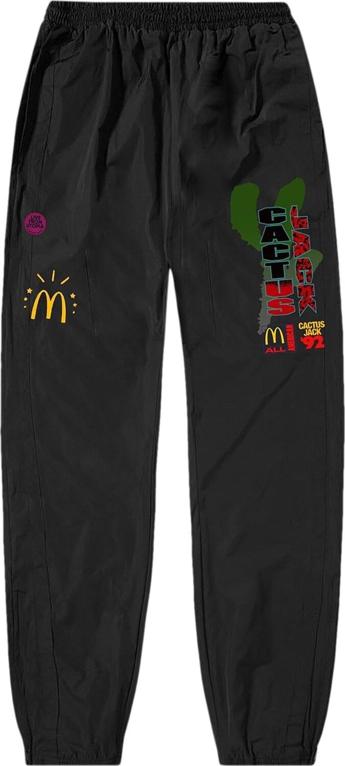 Брюки Cactus Jack by Travis Scott x McDonald's All American '92 Nylon Pants 'Black', черный
Брюки Cactus Jack by Travis Scott x McDonald's All American '92 Nylon Pants 'Black', черный