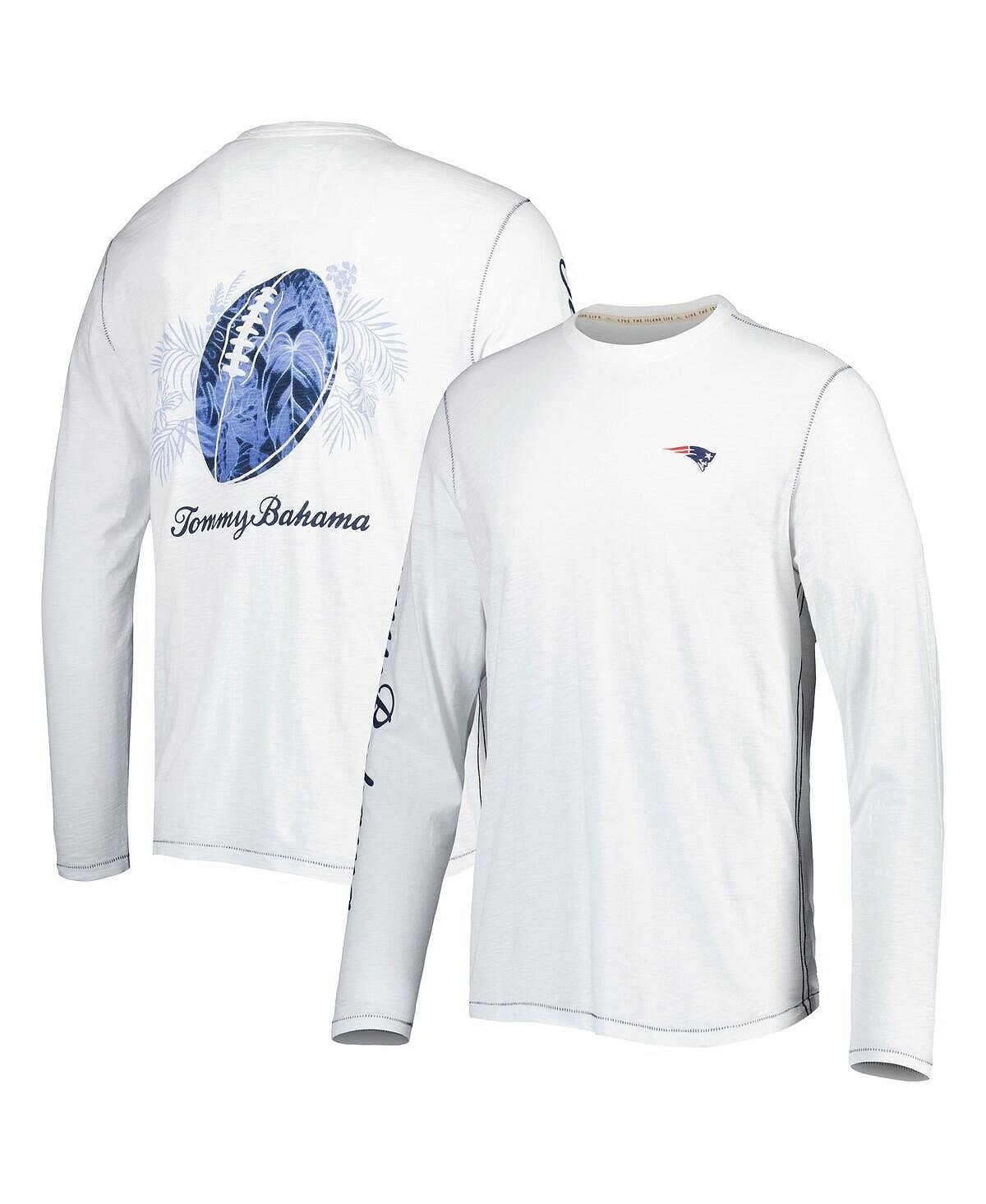 Мужская белая футболка с длинным рукавом new england patriots laces out billboard Tommy Bahama, белый
Мужская белая футболка с длинным рукавом new england patriots laces out billboard Tommy Bahama, белый