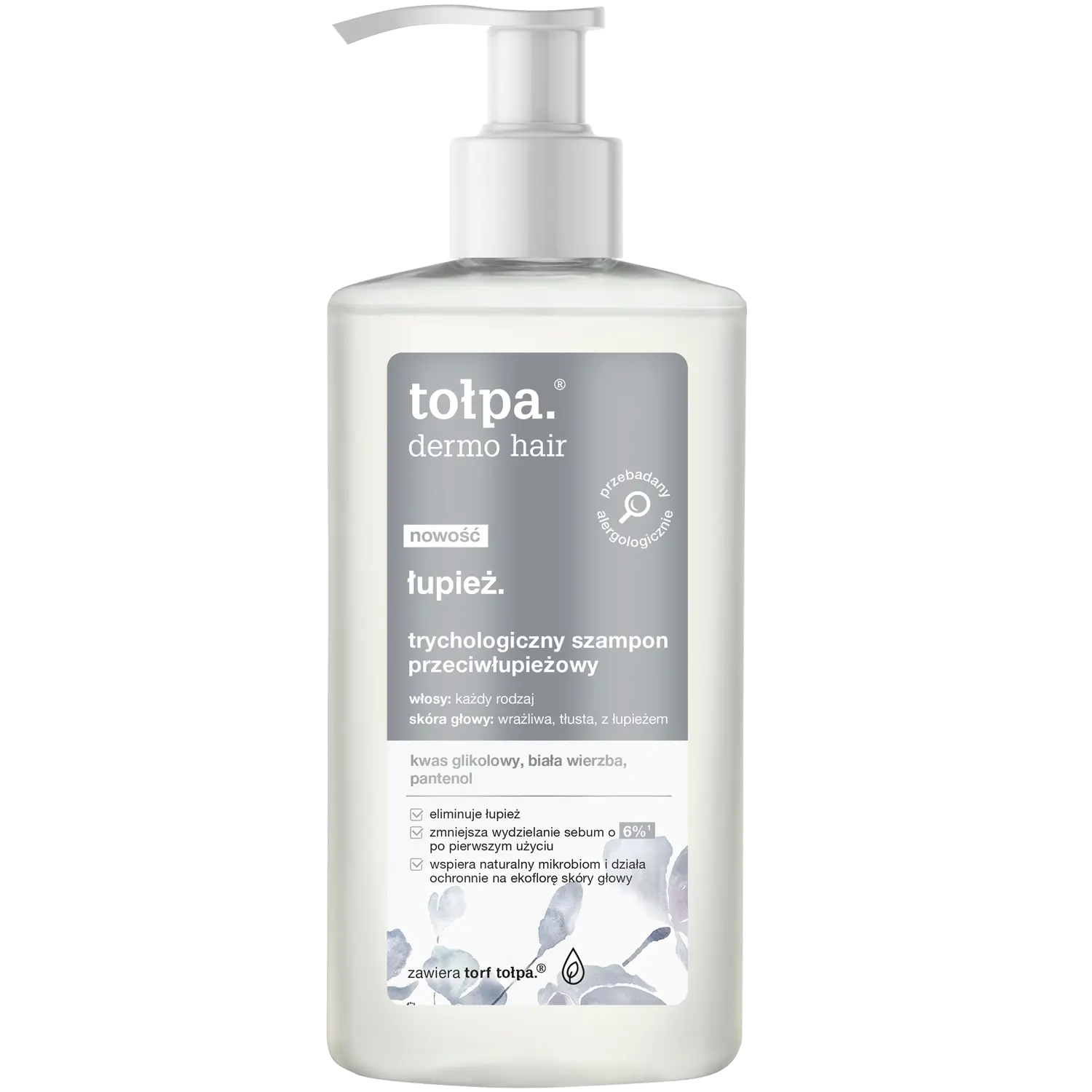 Tołpa Dermo Hair шампунь против перхоти, 250 мл
Tołpa Dermo Hair шампунь против перхоти, 250 мл