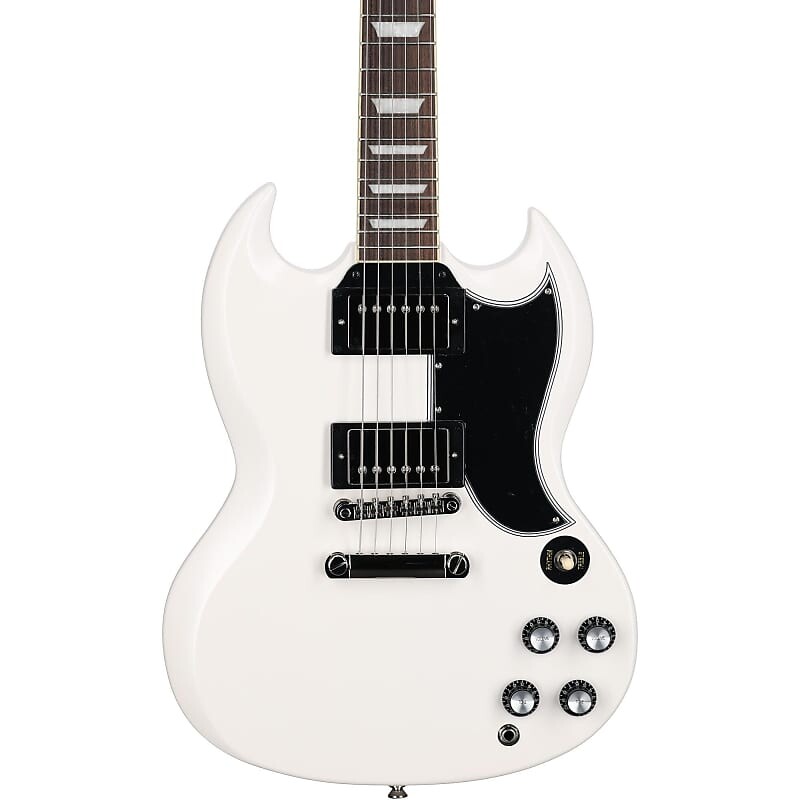 Электрогитара Epiphone 1961 Les Paul SG Standard (с футляром), старая классическая белая 1961 Les Paul SG Standard (with Case)
Электрогитара Epiphone 1961 Les Paul SG Standard (с футляром), старая классическая белая 1961 Les Paul SG Standard (with Case)