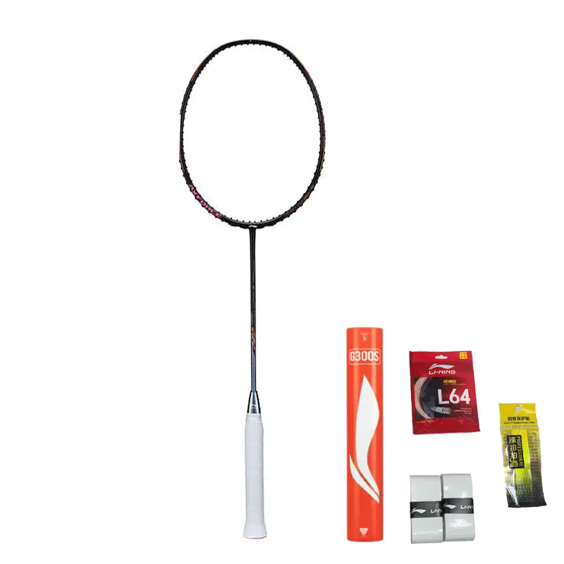 Ракетки для бадминтона Li Ning Thunder 80, single racket+g300s* 1 tube/12 pack+racket frame tape*1+grip tape*2 (random color)+l64 shuttlecock*1
Ракетки для бадминтона Li Ning Thunder 80, single racket+g300s* 1 tube/12 pack+racket frame tape*1+grip tape*2 (random color)+l64 shuttlecock*1