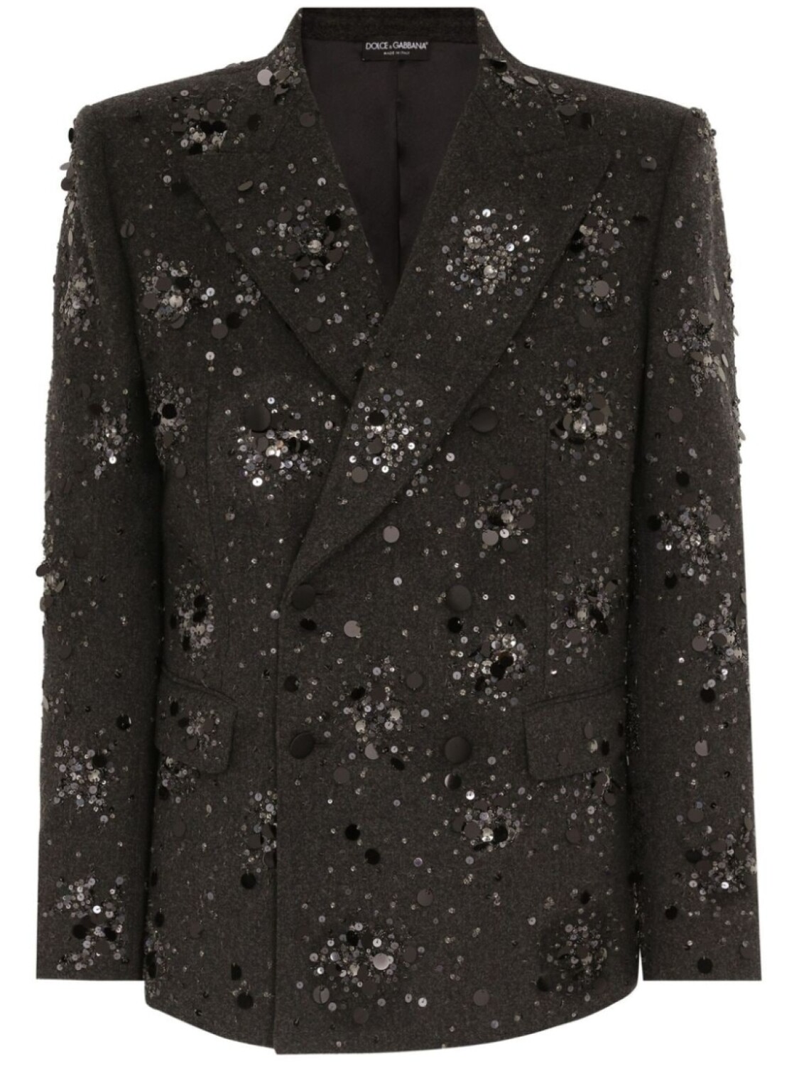 Dolce & Gabbana пиджак с пайетками, черный
Dolce & Gabbana пиджак с пайетками, черный