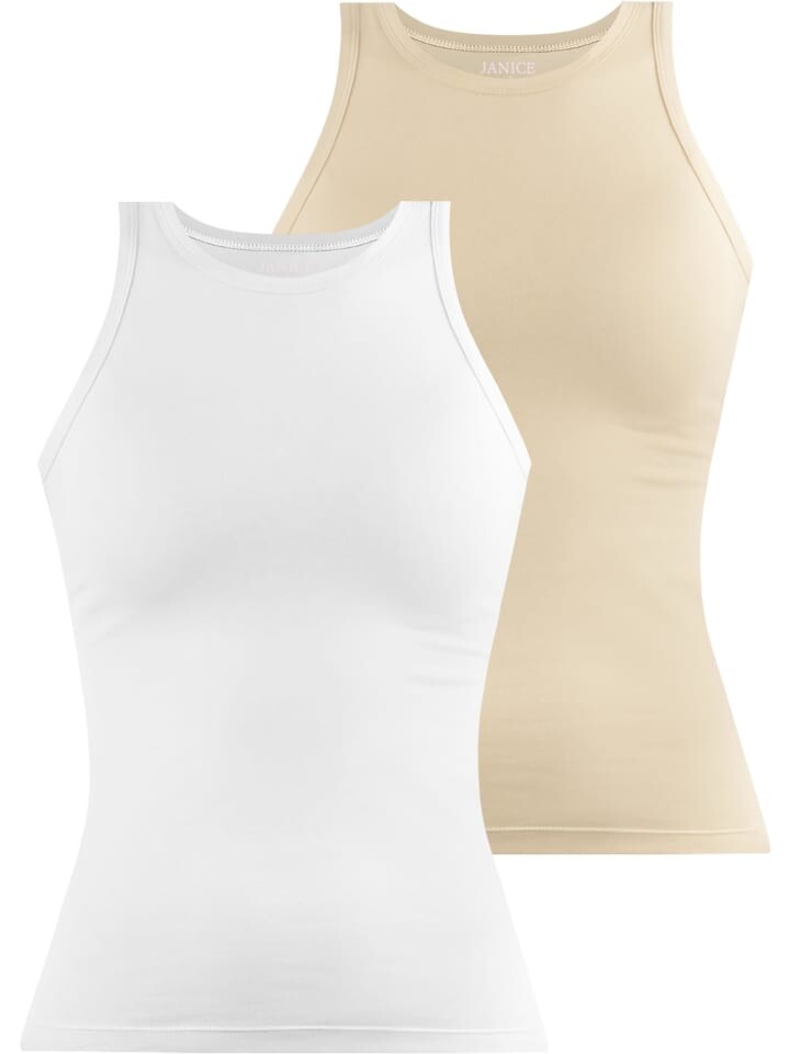 Топ Janice 2 x Damen hochgeschlossen Nauta, цвет beige/weiß
Топ Janice 2 x Damen hochgeschlossen Nauta, цвет beige/weiß