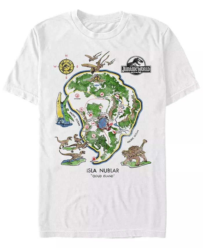 Футболка с коротким рукавом для мужчин Jurassic World Isla Nublar Cloud Island Fifth Sun, белый
Футболка с коротким рукавом для мужчин Jurassic World Isla Nublar Cloud Island Fifth Sun, белый