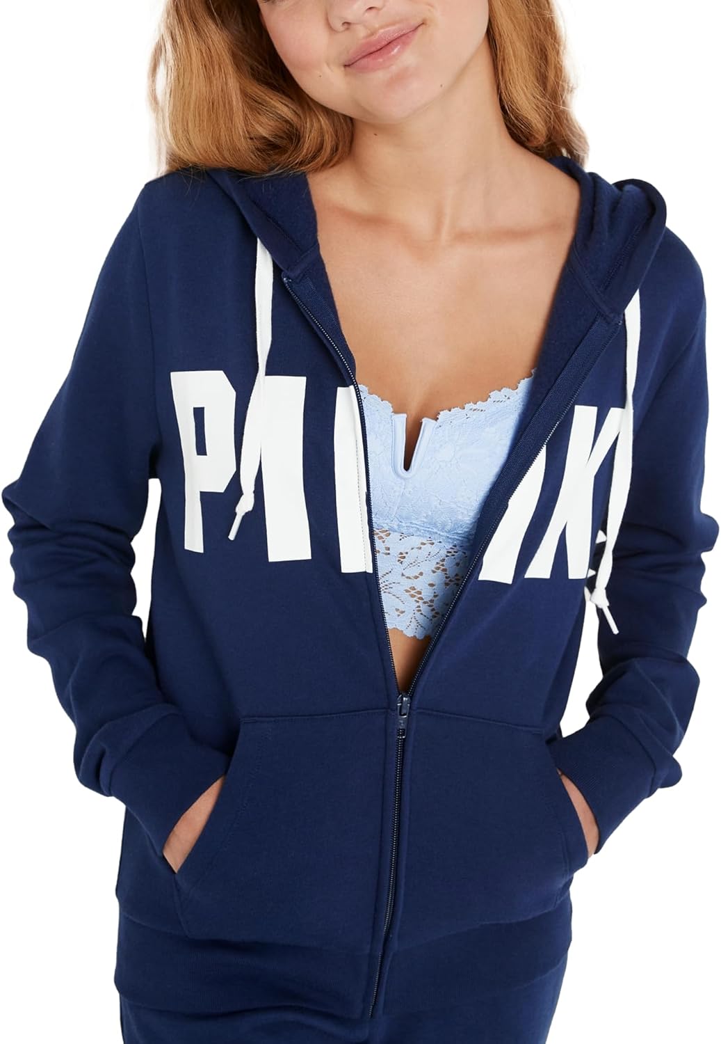 Толстовка с молнией и логотипом PINK Victoria's Secret, Ensign Sans Logo
Толстовка с молнией и логотипом PINK Victoria's Secret, Ensign Sans Logo