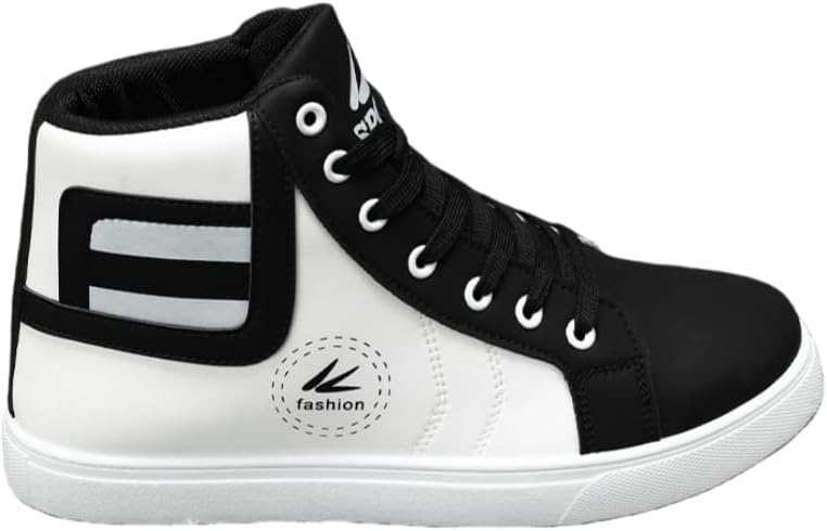 Мужские модные спортивные кроссовки - высокие на шнуровке, повседневные кеды - резиновая подошва - удобные и легкие - подходят для ежедневного использования круглый год Spkfhd, белый
Мужские модные спортивные кроссовки - высокие на шнуровке, повседневные кеды - резиновая подошва - удобные и легкие - подходят для ежедневного использования круглый год Spkfhd, белый