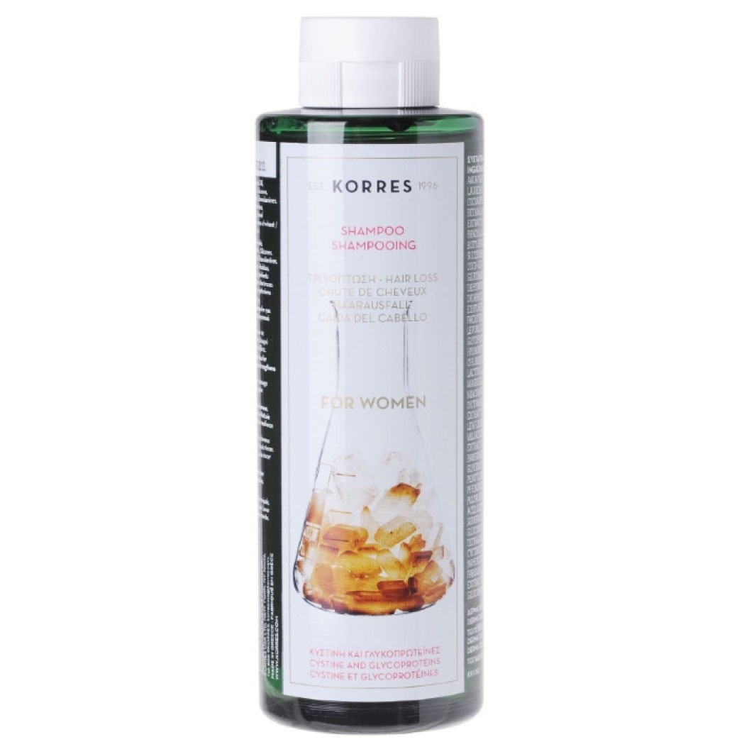 Шампунь cystine and glycoproteins anti hair loss Korres, объем 250 мл
Шампунь cystine and glycoproteins anti hair loss Korres, объем 250 мл