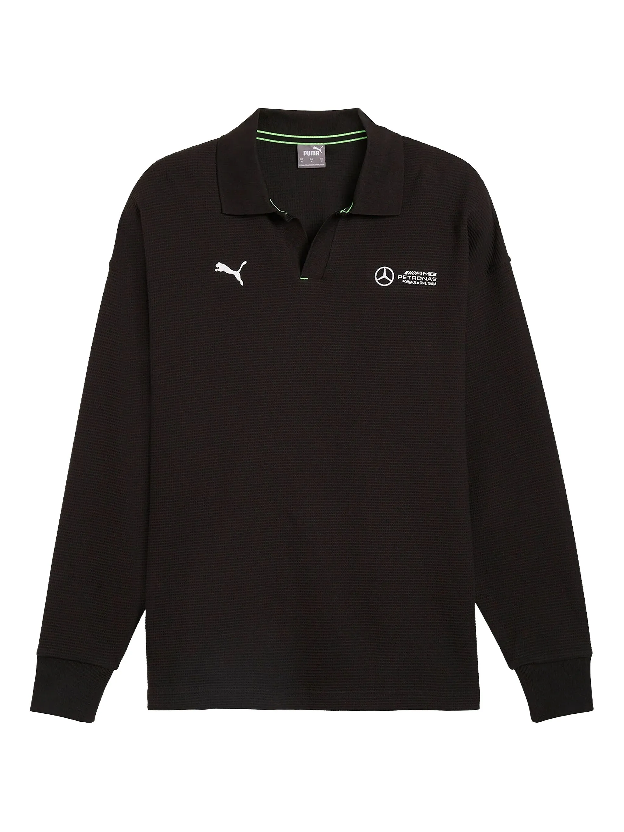 Рубашка поло Petronas F1 Team из коллаборации с Mercedes AMG Puma, черный
Рубашка поло Petronas F1 Team из коллаборации с Mercedes AMG Puma, черный