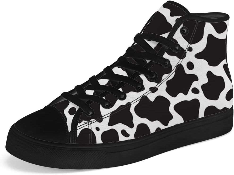 Кеды на высокой подошве chebing с принтом коровы для женщин и мужчин, высокие кроссовки на шнуровке, повседневная обувь, подарки для мужчин и женщин, черный
Кеды на высокой подошве chebing с принтом коровы для женщин и мужчин, высокие кроссовки на шнуровке, повседневная обувь, подарки для мужчин и женщин, черный