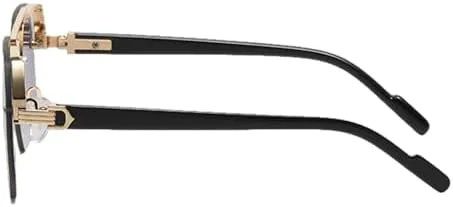Модные солнцезащитные очки с многоугольной двойной перемычкой для женщин, минималистичные очки с двойной перемычкой, защита от ультрафиолета UV400 MTZJH, Gold Black
Модные солнцезащитные очки с многоугольной двойной перемычкой для женщин, минималистичные очки с двойной перемычкой, защита от ультрафиолета UV400 MTZJH, Gold Black