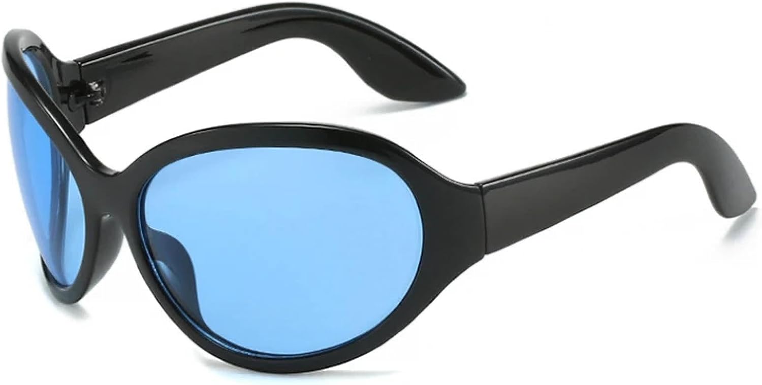 Винтажные большие женские солнцезащитные очки «кошачий глаз» в стиле панк, модные овальные очки-маска, мужские солнцезащитные очки с защитой от УФ-излучения UV400 WNCKSQ, Black Blue
Винтажные большие женские солнцезащитные очки «кошачий глаз» в стиле панк, модные овальные очки-маска, мужские солнцезащитные очки с защитой от УФ-излучения UV400 WNCKSQ, Black Blue