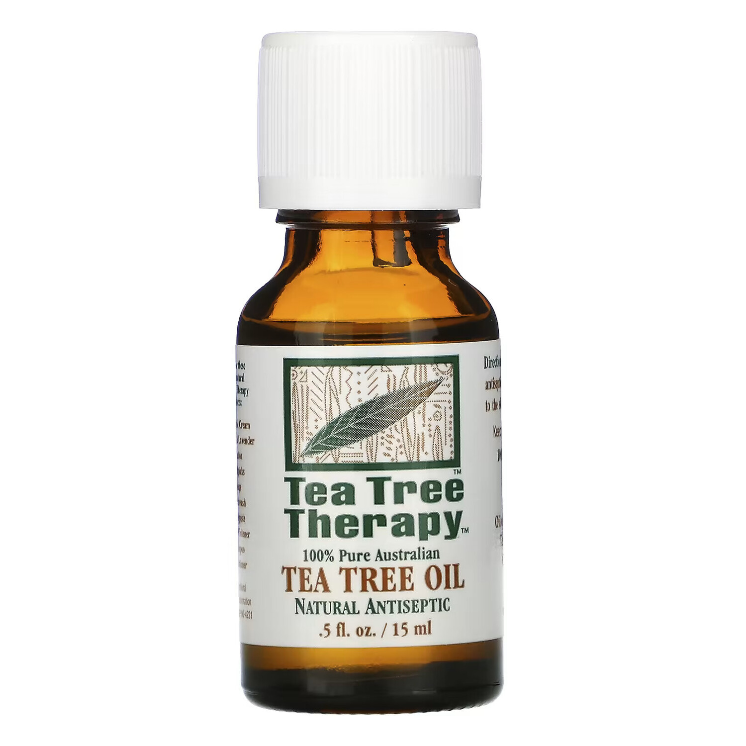 Tea Tree Therapy, Масло чайного дерева, 0,5 жидкой унции (15 мл)
Tea Tree Therapy, Масло чайного дерева, 0,5 жидкой унции (15 мл)