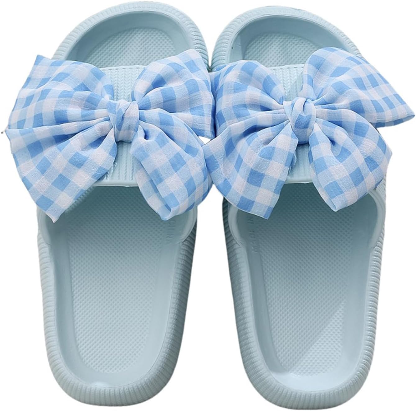 Женские и мужские тапочки Cloud, шлепанцы для бассейна, душевые, пляжные сандалии, тапочки для ванной, с толстой подошвой, противоскользящие, удобные Nmhoo, Bow Checkerboard Blue
Женские и мужские тапочки Cloud, шлепанцы для бассейна, душевые, пляжные сандалии, тапочки для ванной, с толстой подошвой, противоскользящие, удобные Nmhoo, Bow Checkerboard Blue