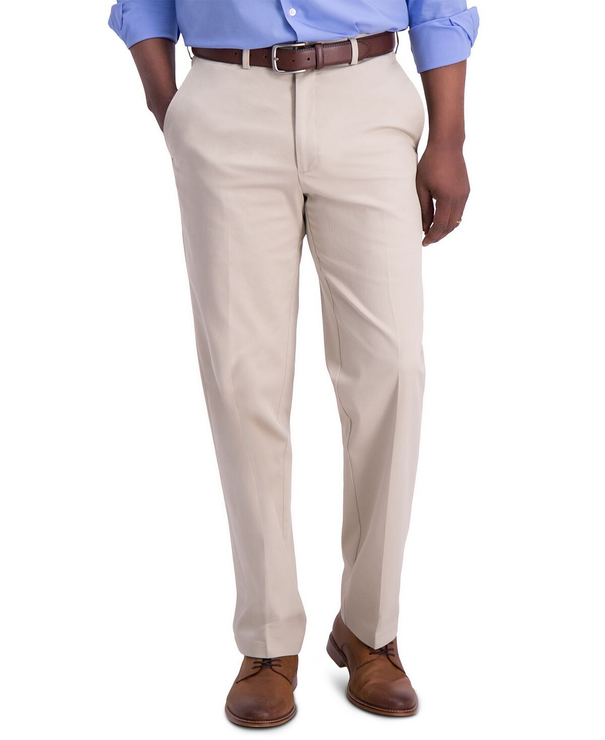 Мужские брюки премиум-класса цвета хаки классического кроя без железа Haggar
Мужские брюки премиум-класса цвета хаки классического кроя без железа Haggar