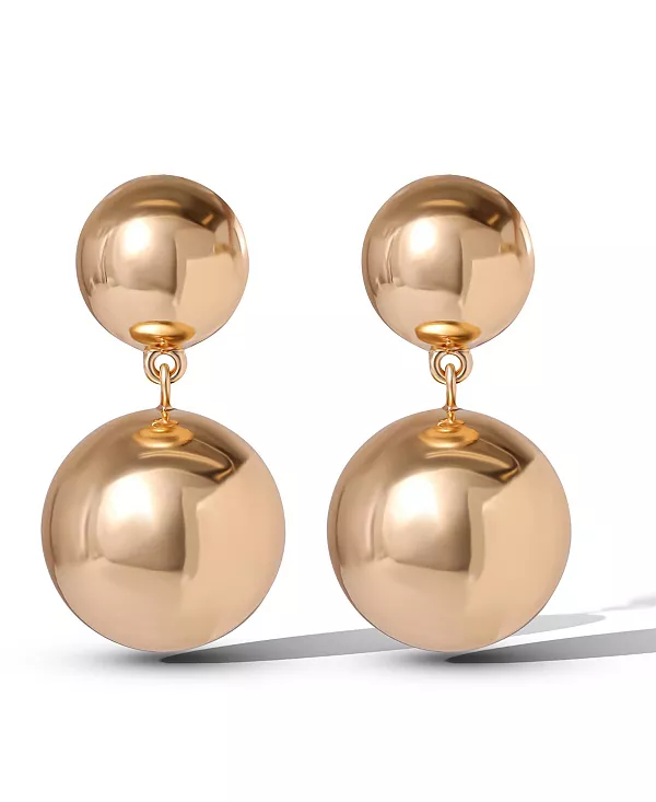 Серьги-Подвески с двумя шариками Jessica Simpson, gold
Серьги-Подвески с двумя шариками Jessica Simpson, gold