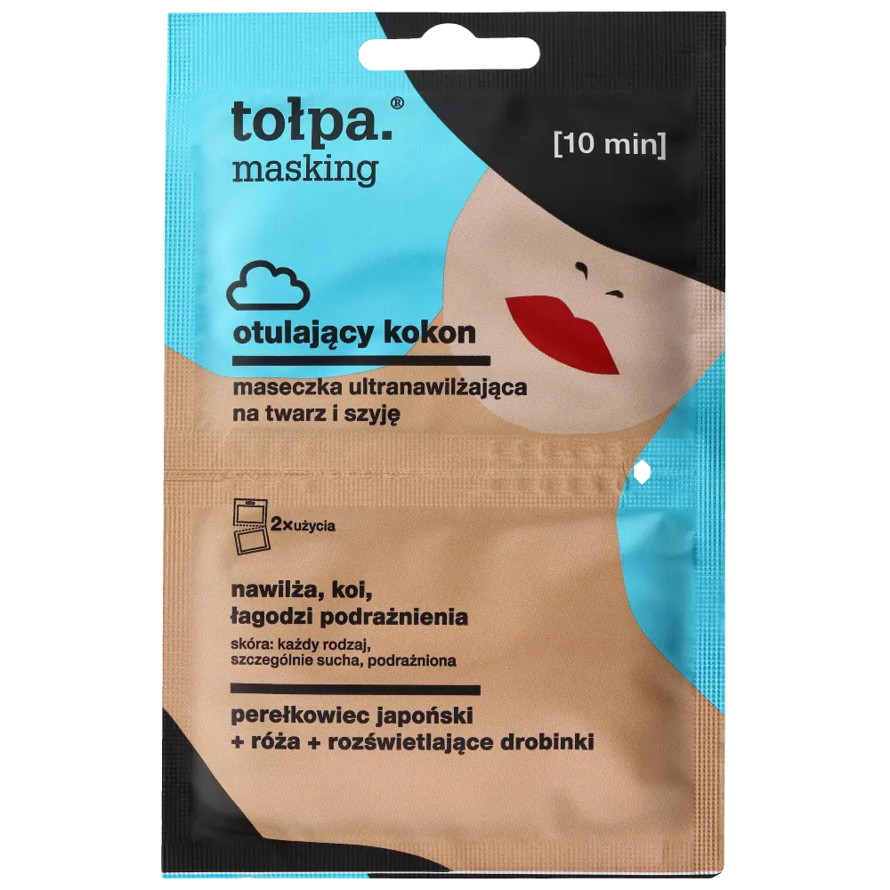 Tołpa Otulający Kokon увлажняющая маска для лица, 2х5 мл/1 упаковка
Tołpa Otulający Kokon увлажняющая маска для лица, 2х5 мл/1 упаковка