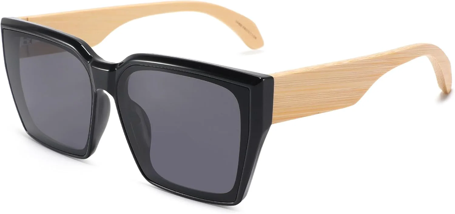 Крупные квадратные солнцезащитные очки с бамбуковыми дужками, поляризованная защита UV400, модный многоугольный дизайн, доступны в нескольких цветах Generic, Col.1
Крупные квадратные солнцезащитные очки с бамбуковыми дужками, поляризованная защита UV400, модный многоугольный дизайн, доступны в нескольких цветах Generic, Col.1