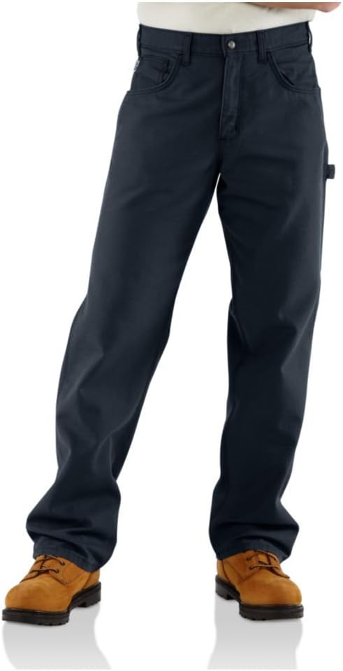 Carhartt мужские FR свободные прямые брюки Canvas, Dark Navy
Carhartt мужские FR свободные прямые брюки Canvas, Dark Navy