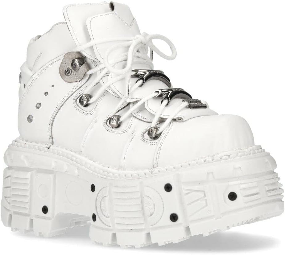 Мужские ботинки New Rock TANK на платформе в готическом и панк стиле, 100 кожа, обувь до щиколотки, белый
Мужские ботинки New Rock TANK на платформе в готическом и панк стиле, 100 кожа, обувь до щиколотки, белый