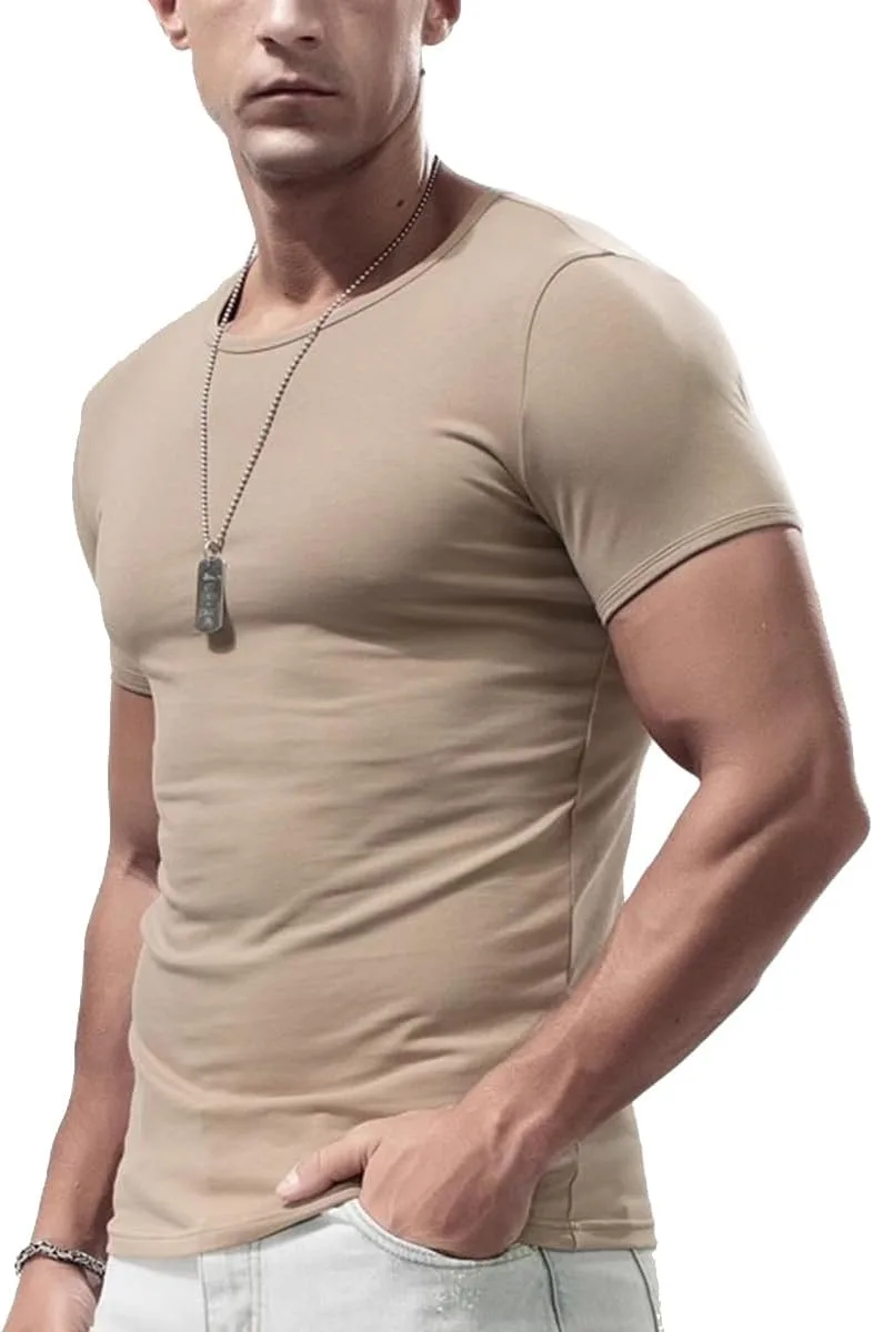 Мужская футболка с коротким рукавом и круглым вырезом Wiekose
Мужская футболка с коротким рукавом и круглым вырезом Wiekose