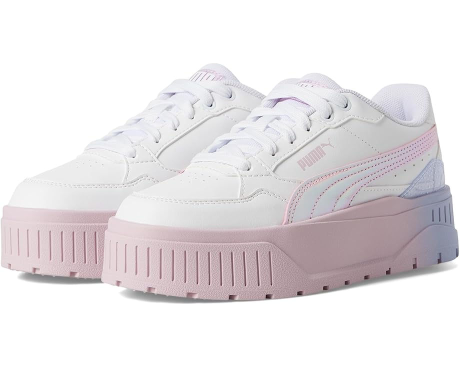 Кроссовки PUMA Kids Karmen II Idol, цвет Puma White/Rose Mauve/Cool Weather 
Кроссовки PUMA Kids Karmen II Idol, цвет Puma White/Rose Mauve/Cool Weather