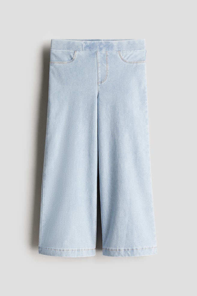 Широкие брюки из денима H&M, синий
Широкие брюки из денима H&M, синий