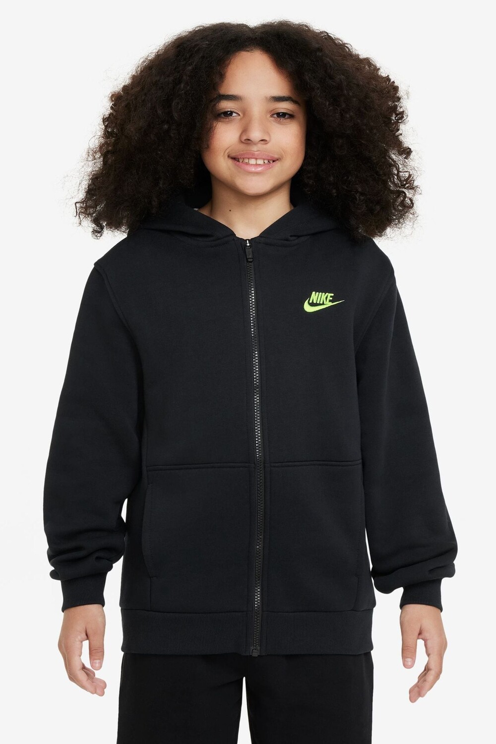 Толстовка Club из флиса с застежкой молнией Nike, черный
Толстовка Club из флиса с застежкой молнией Nike, черный