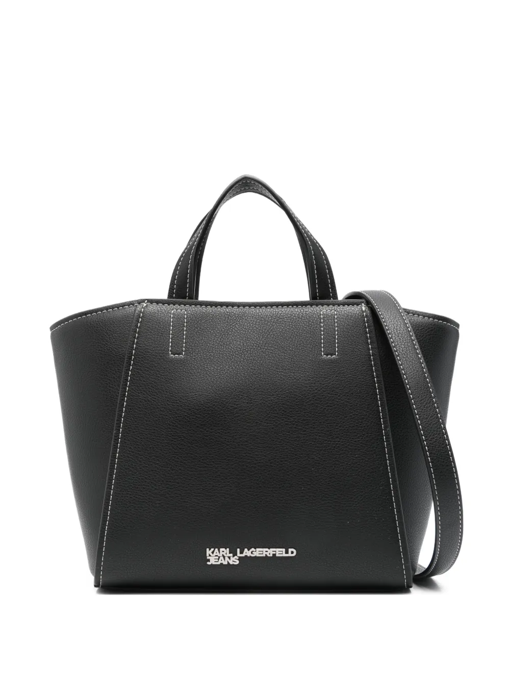 Сумка-тоут с контрастной строчкой KARL LAGERFELD, черный
Сумка-тоут с контрастной строчкой KARL LAGERFELD, черный