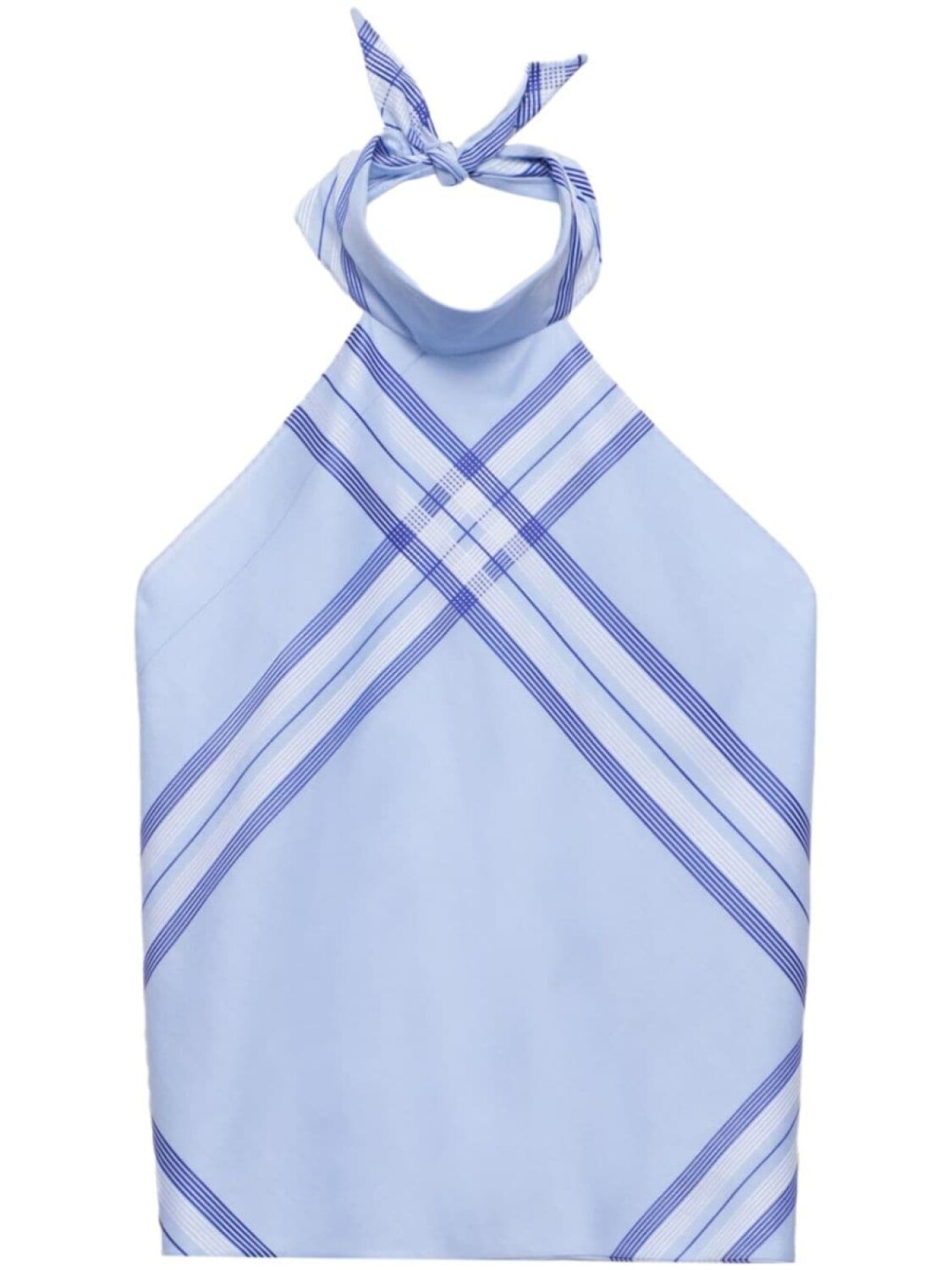 Prada укороченный топ из хлопка в клетку, синий
Prada укороченный топ из хлопка в клетку, синий