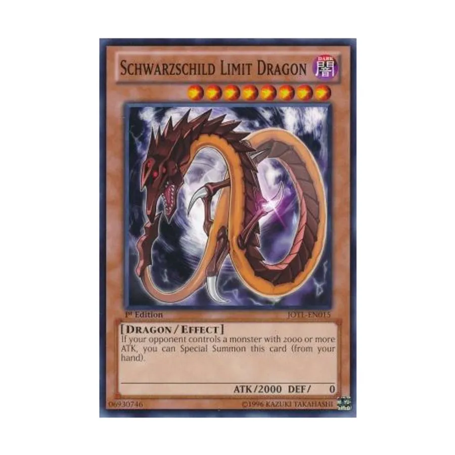 CCG Шварцшильдский лимитный дракон (обычный), Yu-Gi-Oh - Judgment of the Light - Singles
CCG Шварцшильдский лимитный дракон (обычный), Yu-Gi-Oh - Judgment of the Light - Singles