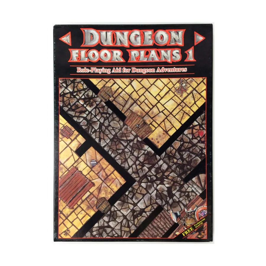 Планы этажей подземелий № 1 (3-е издание) с логовами подземелий!, Dungeon Floor Plans (Games Workshop) 
Планы этажей подземелий № 1 (3-е издание) с логовами подземелий!, Dungeon Floor Plans (Games Workshop)