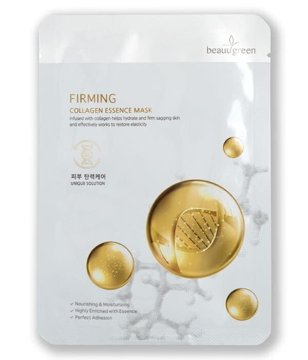 BeauuGreen, Firming Collagen Essence Mask укрепляющая маска для лица Коллаген 23г
BeauuGreen, Firming Collagen Essence Mask укрепляющая маска для лица Коллаген 23г