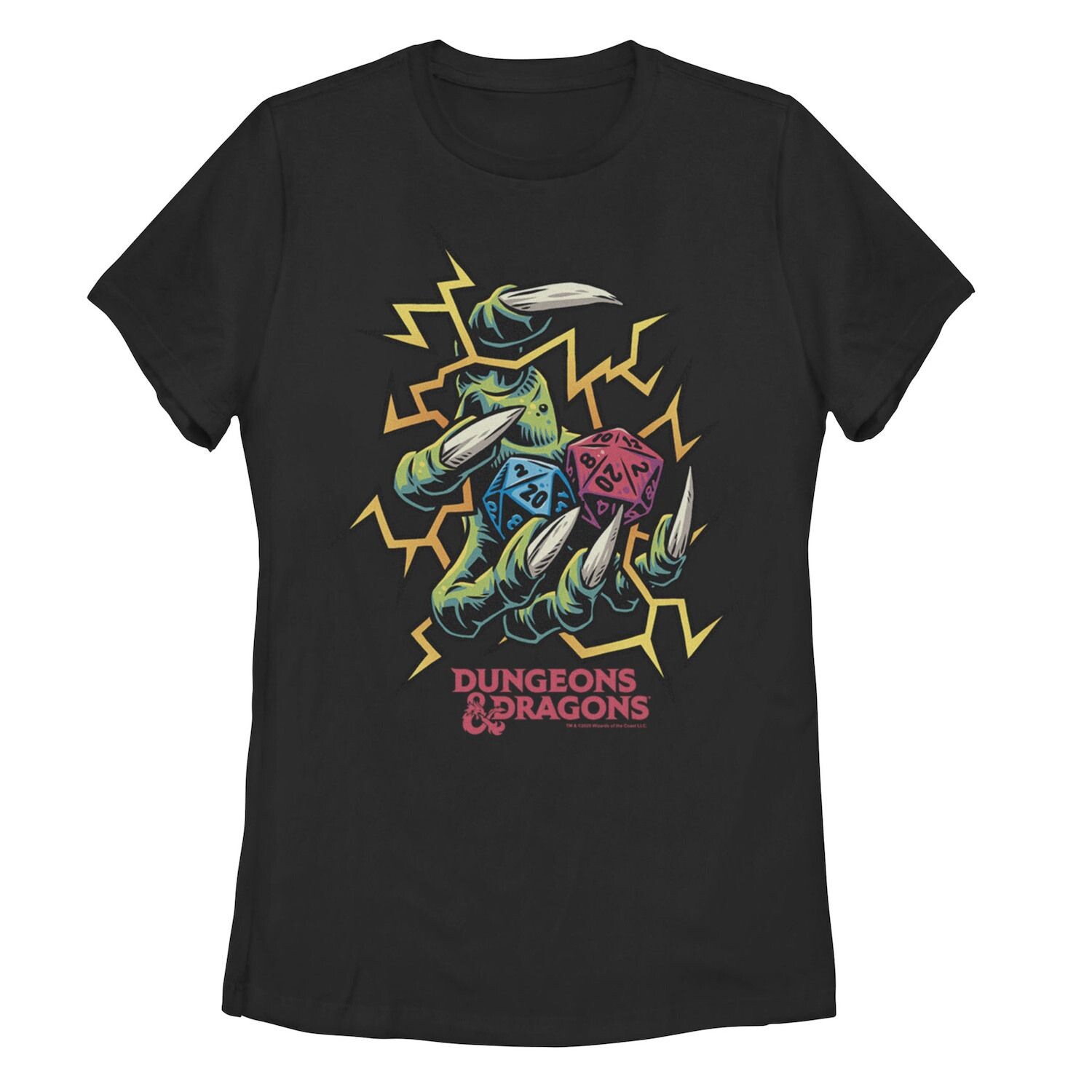 Детская футболка с рисунком Dungeons & Dragons Electric Dice Roll Licensed Character
Детская футболка с рисунком Dungeons & Dragons Electric Dice Roll Licensed Character