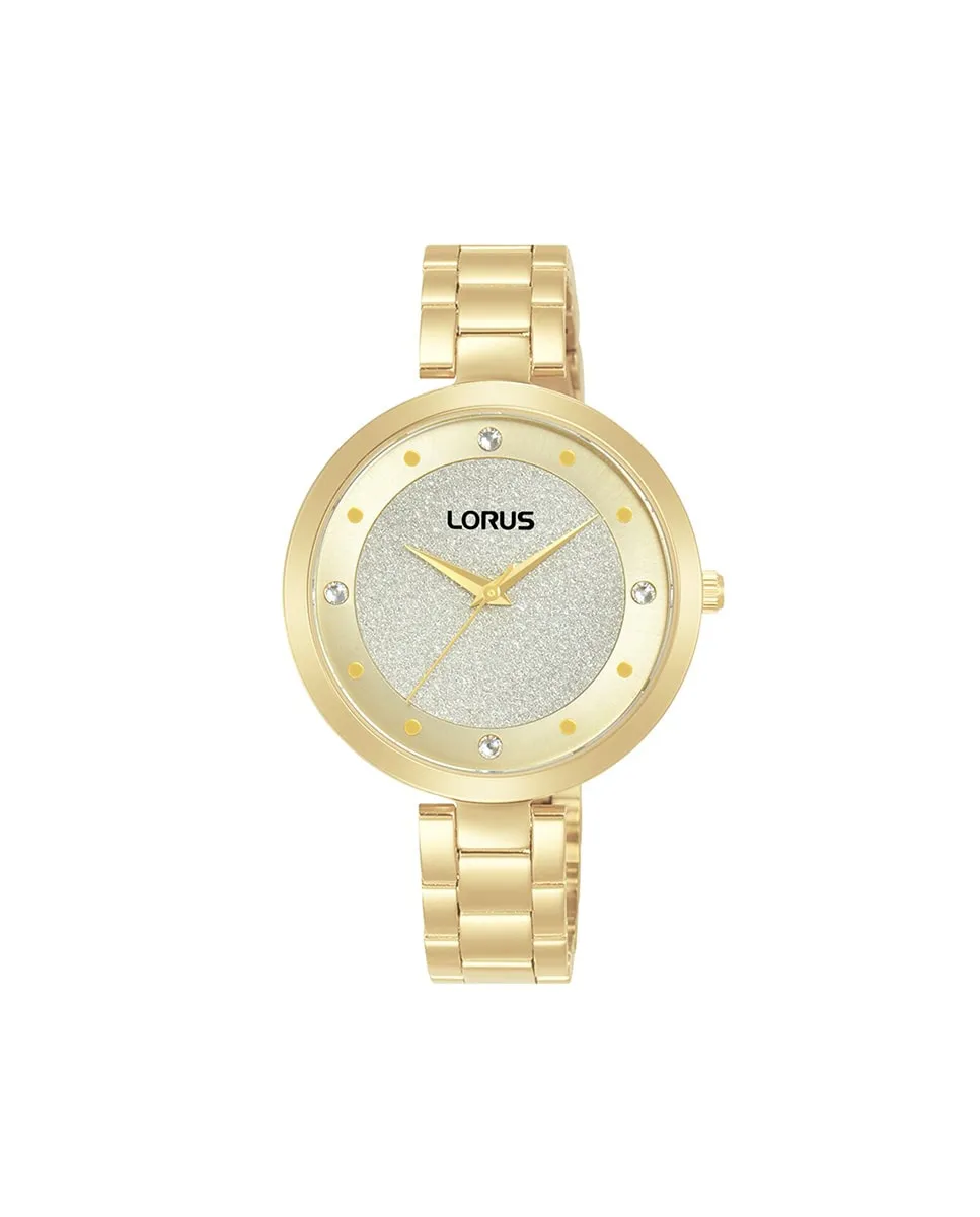 Женские часы Woman RG260WX9 из стали и золотого ремешка Lorus
Женские часы Woman RG260WX9 из стали и золотого ремешка Lorus